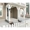 Designers Fountain Stonyridge 13in Satin Bronze 1-Light Outdoor Line Voltage Wall Sconce, Bulb Not Included 32021-SB - alternate 2